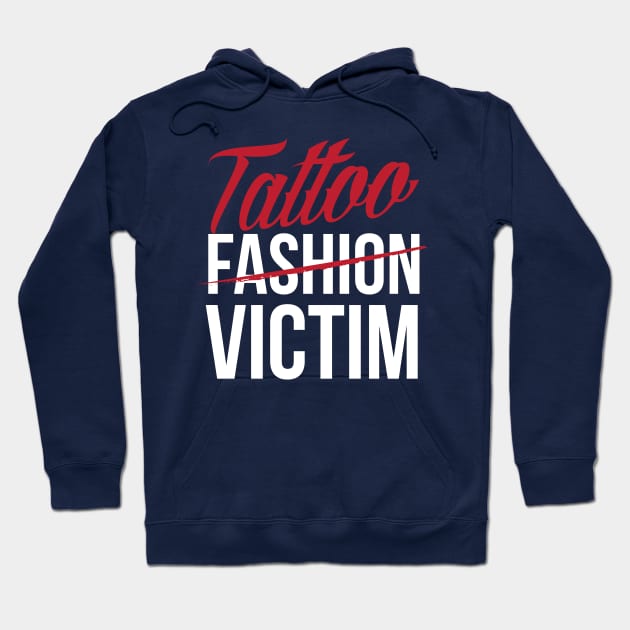 Tattoo fashion victim (white) Hoodie by nektarinchen